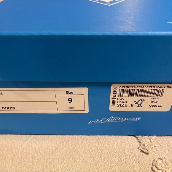 Stylish Blue and Orange Women's Fluevog Boots - Picture 9 of 9